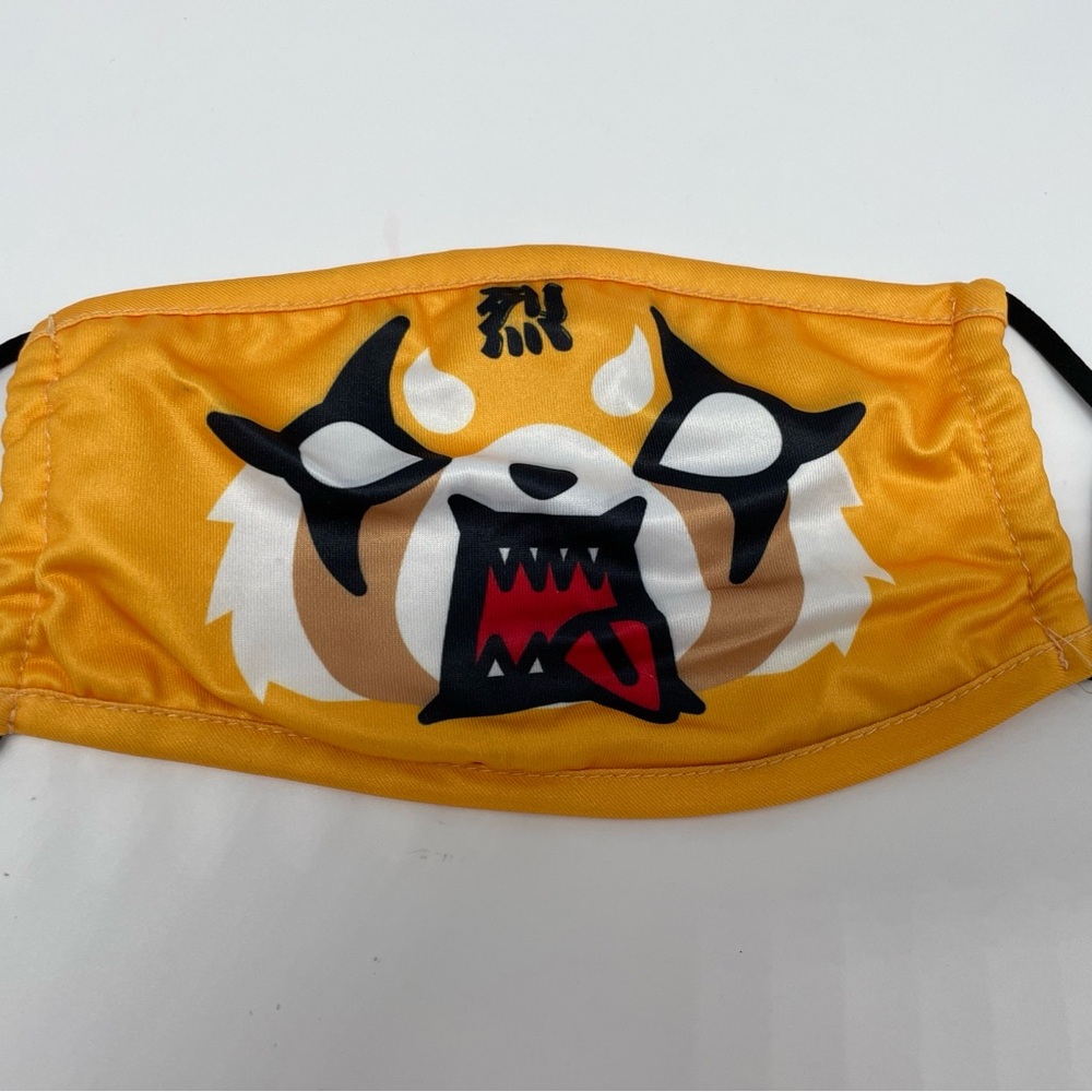 RARE Aggretsuko Retsuko Rage Fashion Face Mask - Picture 2 of 3